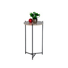 Mesa Lateral Aquila Uni Dourado (off/d/2041) - Tampo Off Whit