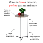 Mesa Lateral Aquila Uni Dourado (off/d/2041) - Tampo Off Whit