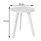 Mesa Lateral Baixa Tóquio Branca