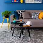 Mesa Lateral Baixa Tóquio Preta