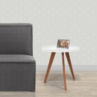 Mesa Lateral Band Espresso Móveis Branco/mel