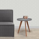 Mesa Lateral Band Espresso Móveis Cinza/mel