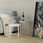 Mesa Lateral Bandeja Sofá Cama Redonda 40x50cm Média Collie B