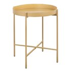 Mesa Lateral Bandeja Sofá Cama Redonda 40x50cm Média Collie D