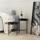 Mesa Lateral Bandeja Sofá Cama Redonda 40x50cm Média Collie P