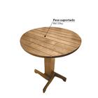 Mesa Lateral Bardek Em Madeira Pinus - Nozes