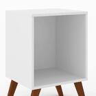 Mesa Lateral Bhima Branco Gelo