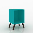 Mesa Lateral Bhima Turquesa