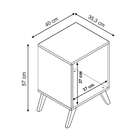 Mesa Lateral Bhima Turquesa
