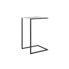 Mesa Lateral Branco/preto Industrial Artesano