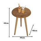 Mesa Lateral Brilhante Naturalle - Bechara Móveis