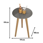 Mesa Lateral Brilhante Titanium - Bechara Móveis