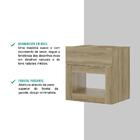 Mesa Lateral/cabeceira 1 Gaveta Madeirado Claro Carraro