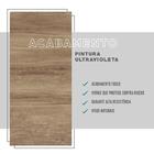 Mesa Lateral/cabeceira Madeirado Noce E Tubos Ouro Velho