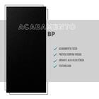 Mesa Lateral/cabeceira Preta E Tubos Preto Fosco Carraro