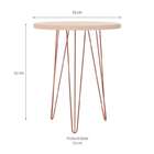 Mesa Lateral Cafayate Off White