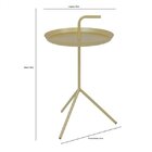 Mesa Lateral Cane Essentials Dourado