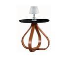 Mesa Lateral Canto Decorativa Sala Red. Luxo Cebola Preto