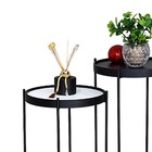 Mesa Lateral Canto Kit Apoio Mesinha Moderna Conjunto Pequena