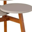 Mesa Lateral Classic 3 Tampos Tebarrot Cor Off White Nature