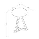 Mesa Lateral Classic Nature - Tebarrot Móveis