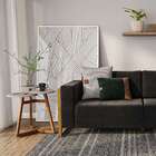 Mesa Lateral Classic Off White E Madeira