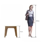 Mesa Lateral Club Artemobili Bege/garapa