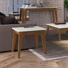 Mesa Lateral Club Artemobili Bege/garapa