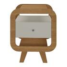 Mesa Lateral Com 1 Gaveta E Portas Usb Multimóveis Cr45304