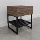 Mesa Lateral Com Gaveta Estilo Industrial Concept Cabecasa Ma