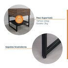 Mesa Lateral Com Gaveta Estilo Industrial Concept Cabecasa Ma
