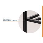 Mesa Lateral Com Gaveta Estilo Industrial Concept Cabecasa Ma