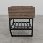 Mesa Lateral Com Gaveta Estilo Industrial Concept Cabecasa Ma