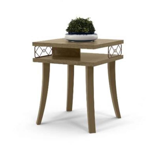 Mesa Lateral Com Pés De Madeira Usinados Dior Demolição