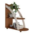 Mesa Lateral Com Prateleiras Multimóveis Cr45123