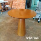 Mesa Lateral Cone Madeira Curupixá Ø 70cm