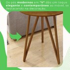 Mesa Lateral Corinto 70 Cm Amadeirado / Mel