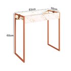 Mesa Lateral Coumbia Retangular Volakas Volakas