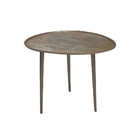 Mesa Lateral De Aluminio Bronze Envelhecido