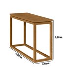 Mesa Lateral De Apoio Base Em Madeira Maciça Supreme Nature