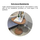 Mesa Lateral De Apoio Bel Terracota