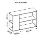 Mesa Lateral De Apoio Centro Decorativa Opala Branco Caemmun