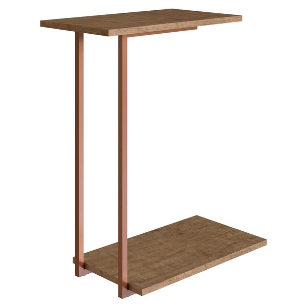 Mesa Lateral De Apoio Estilo Industrial Steel Quadra Vermont