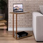 Mesa Lateral De Apoio Estilo Industrial Steel Quadra Vermont