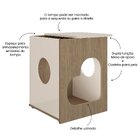 Mesa Lateral De Apoio Para Pet Aberturas Discovery Carvalho/o