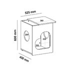 Mesa Lateral De Apoio Para Pet Aberturas Discovery Carvalho/o