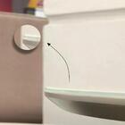 Mesa Lateral De Canto Branco Com Pé Metal Preto