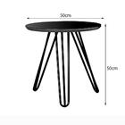 Mesa Lateral De Canto Jade Média Branca E Cobre