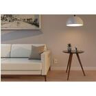 Mesa Lateral De Canto Pé Palito Preta 50 Cm