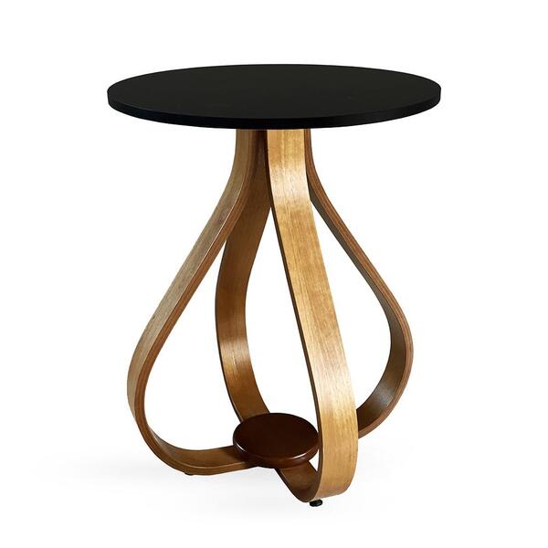 Mesa Lateral De Canto Pés Cebola 60x50cm